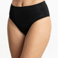 CALZÓN TIRO ALTO MAXI ALGODÓN NEGRO MUJER