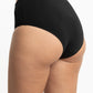 CALZÓN TIRO ALTO MAXI ALGODÓN NEGRO MUJER