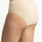 CALZÓN TIRO ALTO MAXI DE ALGODÓN BEIGE DE MUJER