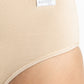 CALZÓN TIRO ALTO MAXI DE ALGODÓN BEIGE DE MUJER