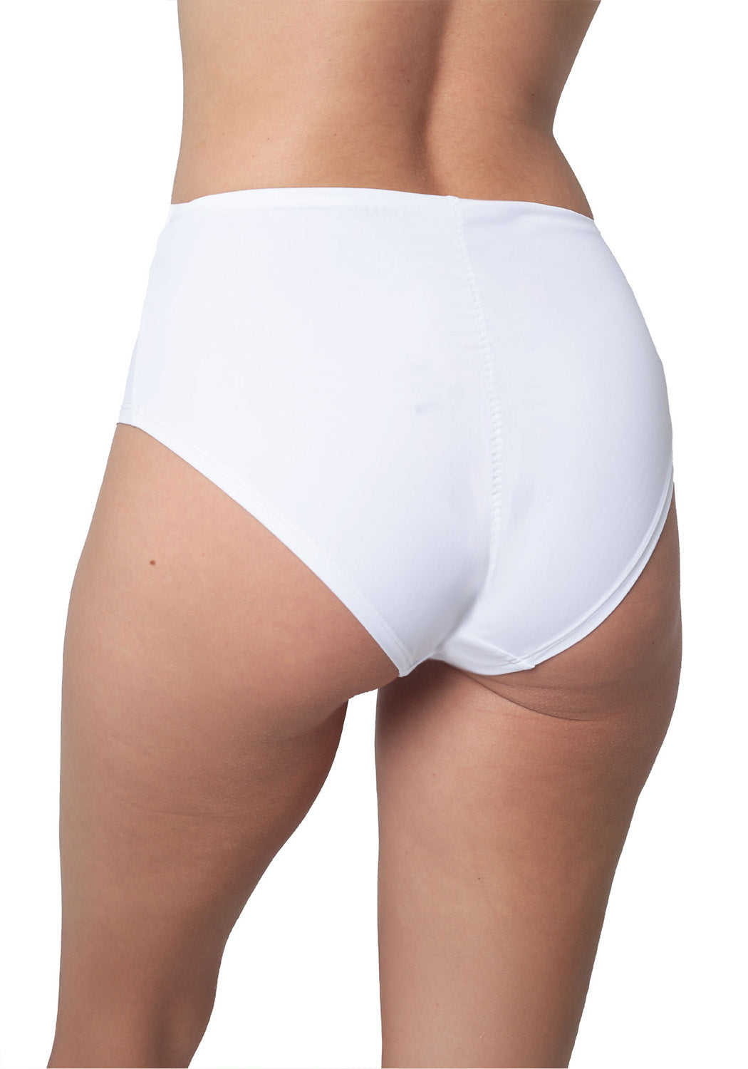 CALZON TIRO ALTO MICROFIBRA BLANCO MUJER