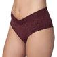 CALZON TIRO ALTO MICROFIBRA BURDEO MUJER