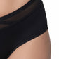 CALZON TIRO ALTO MICROFIBRA NEGRO MUJER
