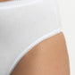 CALZÓN TIRO MEDIO DE ALGODÓN HI LEGGS BLANCO DE MUJER
