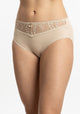 CALZÓN TIRO MEDIO ALGODÓN HI LEGGS BEIGE DE MUJER
