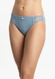 BIKINI CON ENCAJE DE ALGODÓN HI LEGGS AZUL DE MUJER