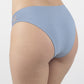 BIKINI CON ENCAJE ALGODÓN AZUL MUJER
