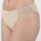 BIKINI CON ENCAJE DE ALGODÓN HI LEGGS BEIGE DE MUJER