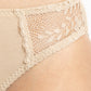 BIKINI CON ENCAJE DE ALGODÓN HI LEGGS BEIGE DE MUJER