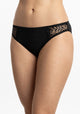 BIKINI CON ENCAJE DE ALGODÓN HI LEGGS NEGRO DE MUJER