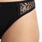 BIKINI CON ENCAJE DE ALGODÓN HI LEGGS NEGRO DE MUJER