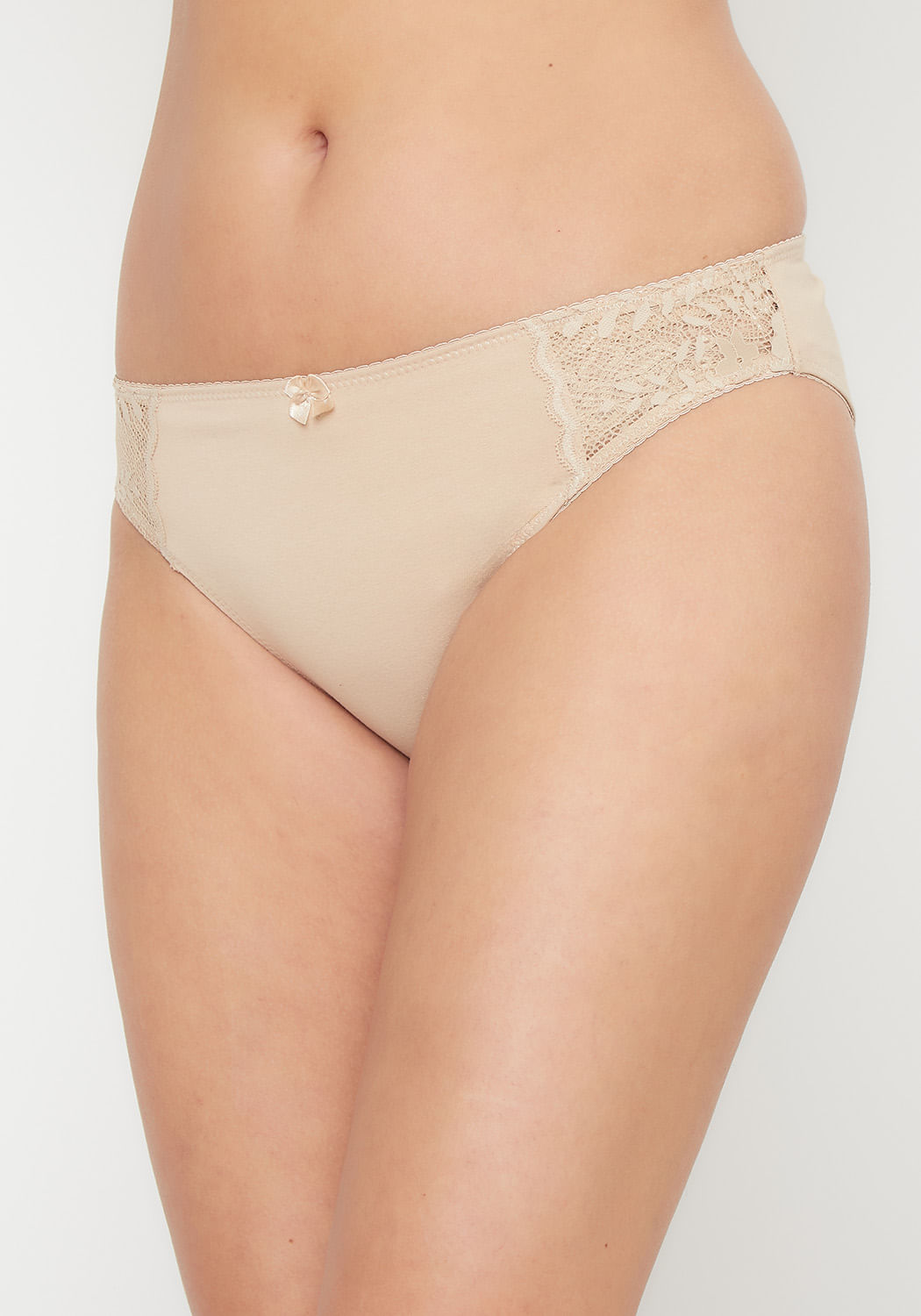 BIKINI CON ENCAJE ALGODÓN