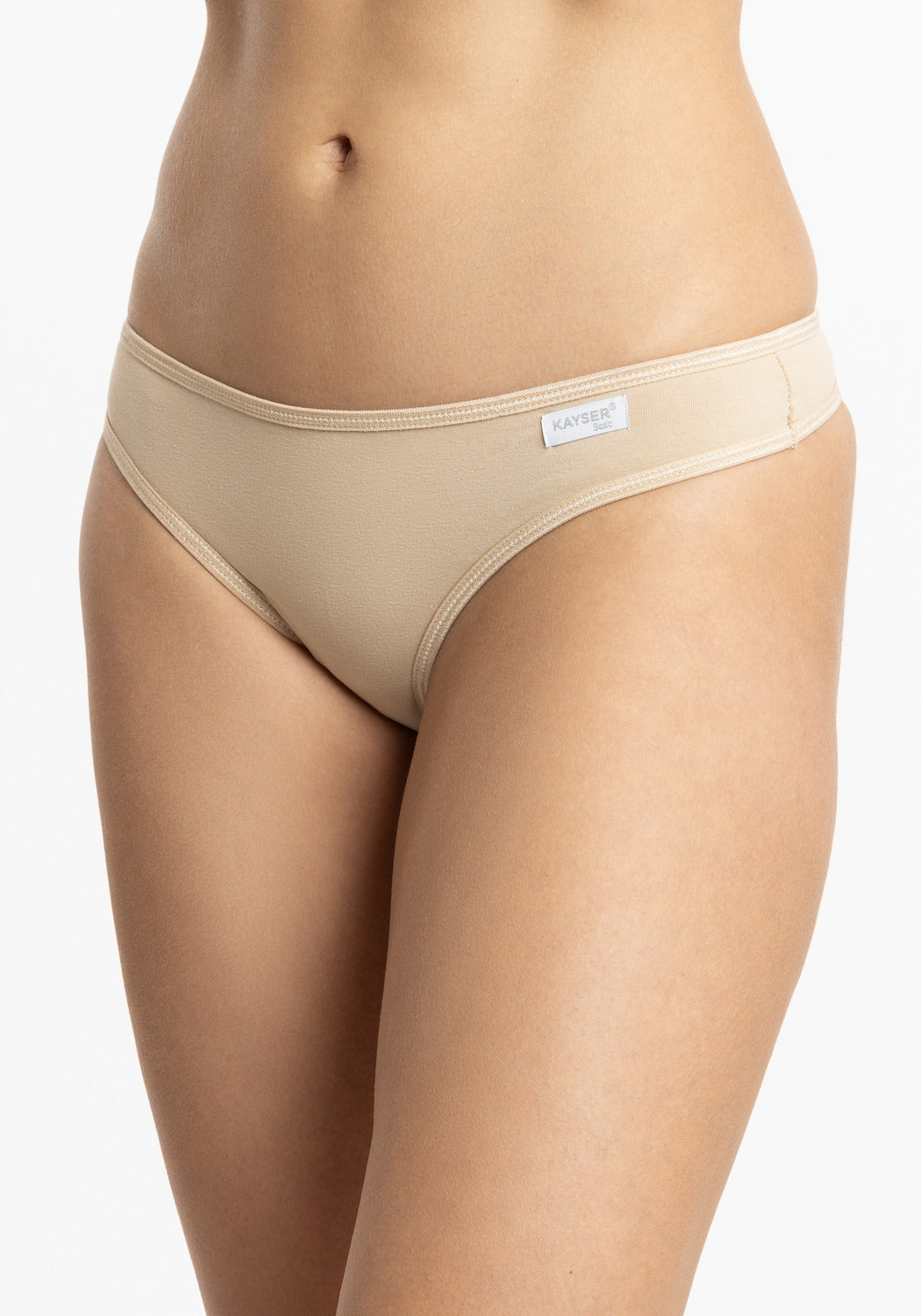 COLALESS DE ALGODÓN BEIGE DE MUJER