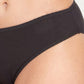 BIKINI DE ALGODÓN PARA INCONTINENCIA LEVE/MODERADA NEGRO DE MUJER