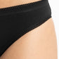 BIKINI DE ALGODÓN NEGRO DE MUJER