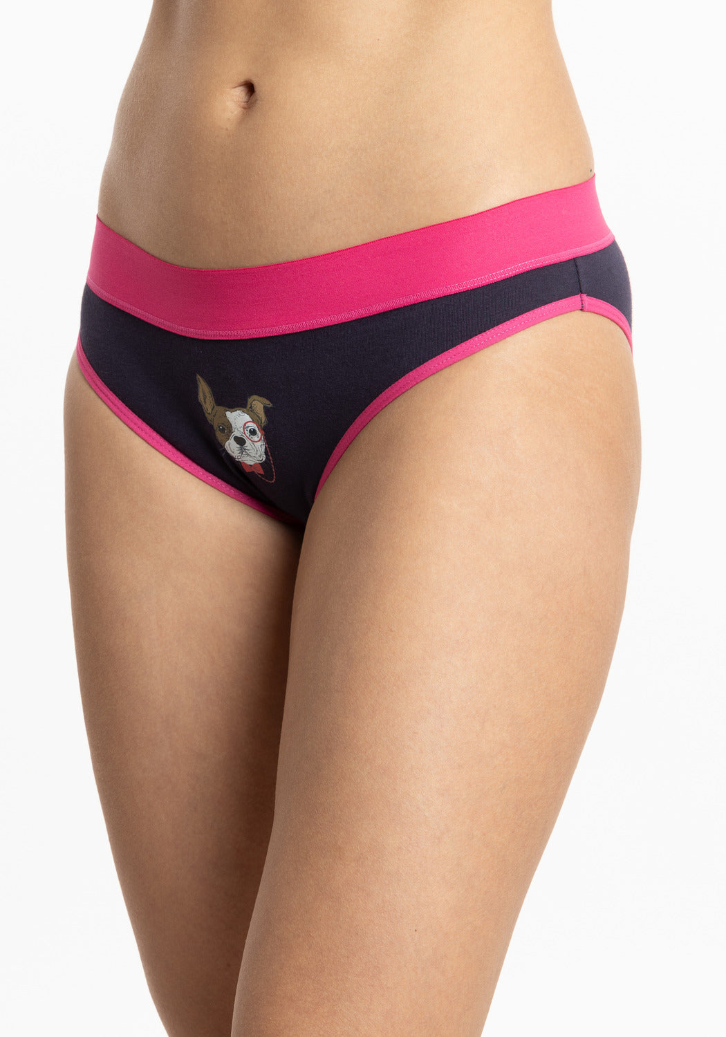 BIKINI DE ALGODÓN FUCSIA DE MUJER