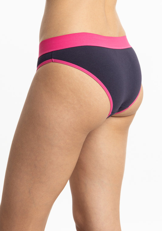 BIKINI DE ALGODÓN FUCSIA DE MUJER