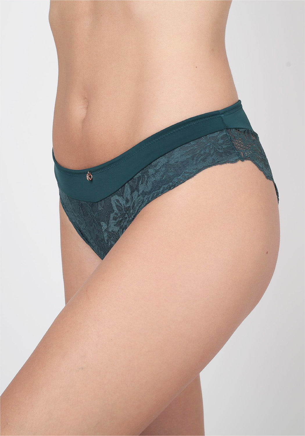 BIKINI MICROFIBRA VERDE MUJER