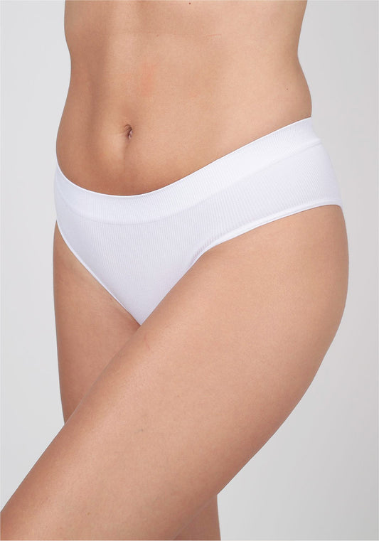 PANTALETA SIN COSTURA BLANCO MUJER
