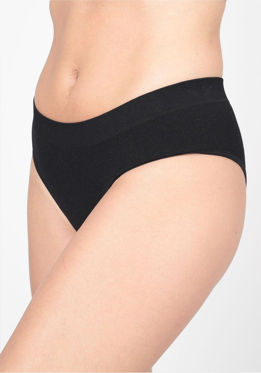 PANTALETA SIN COSTURA NEGRO MUJER
