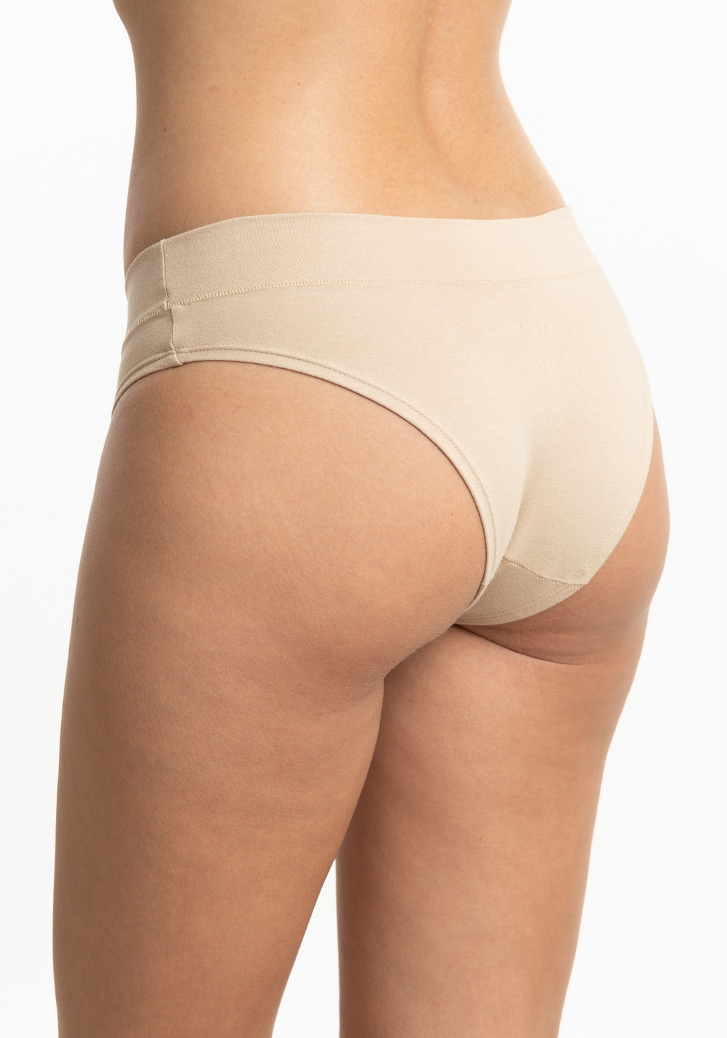 PANTY PANTALETA DE ALGODÓN BEIGE DE MUJER