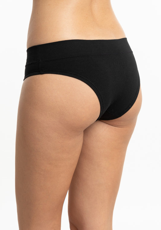 PANTALETA DE MUJER KAYSER DE ALGODÓN NEGRO