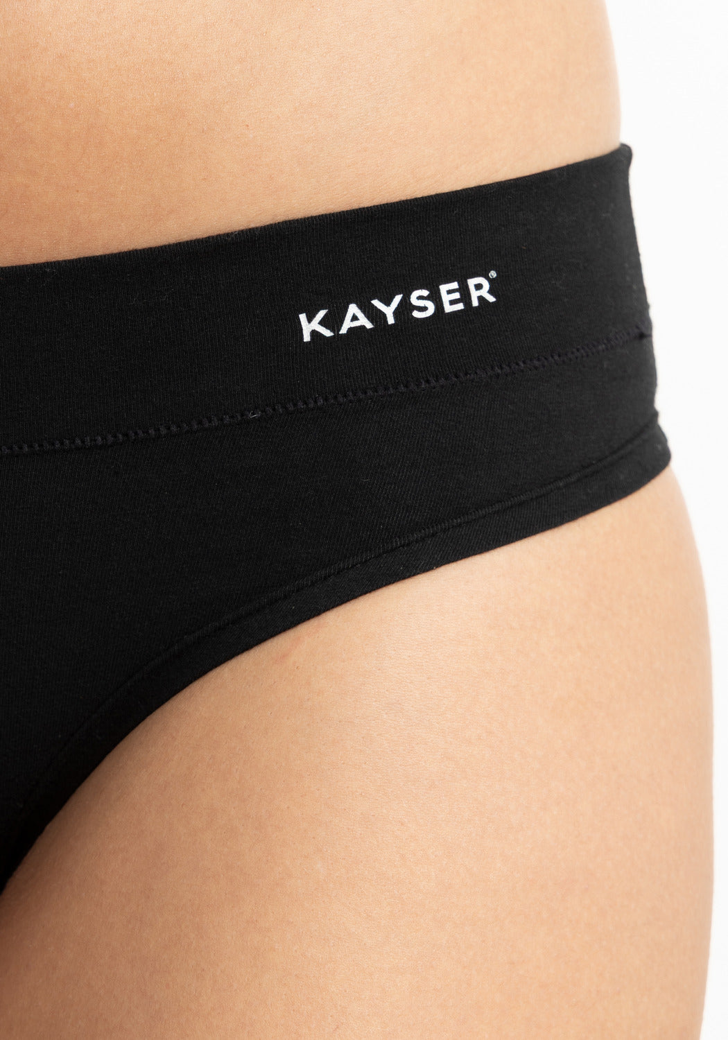 PANTALETA DE MUJER KAYSER DE ALGODÓN NEGRO