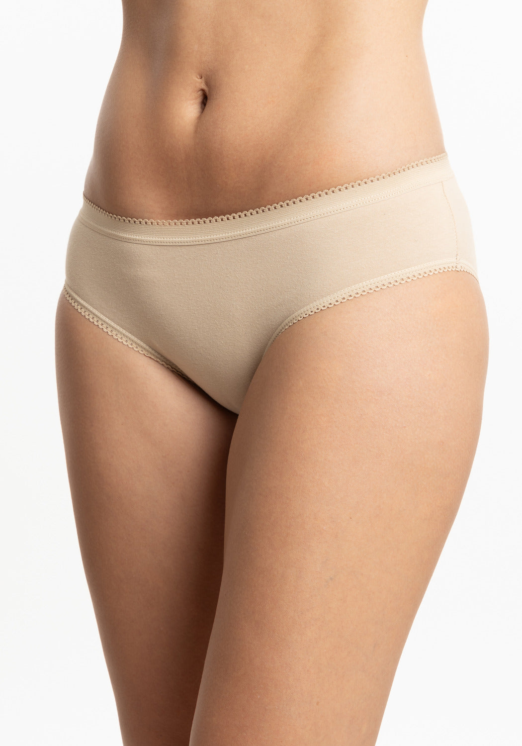 PANTALETA KAYSER DE ALGODÓN BEIGE DE MUJER