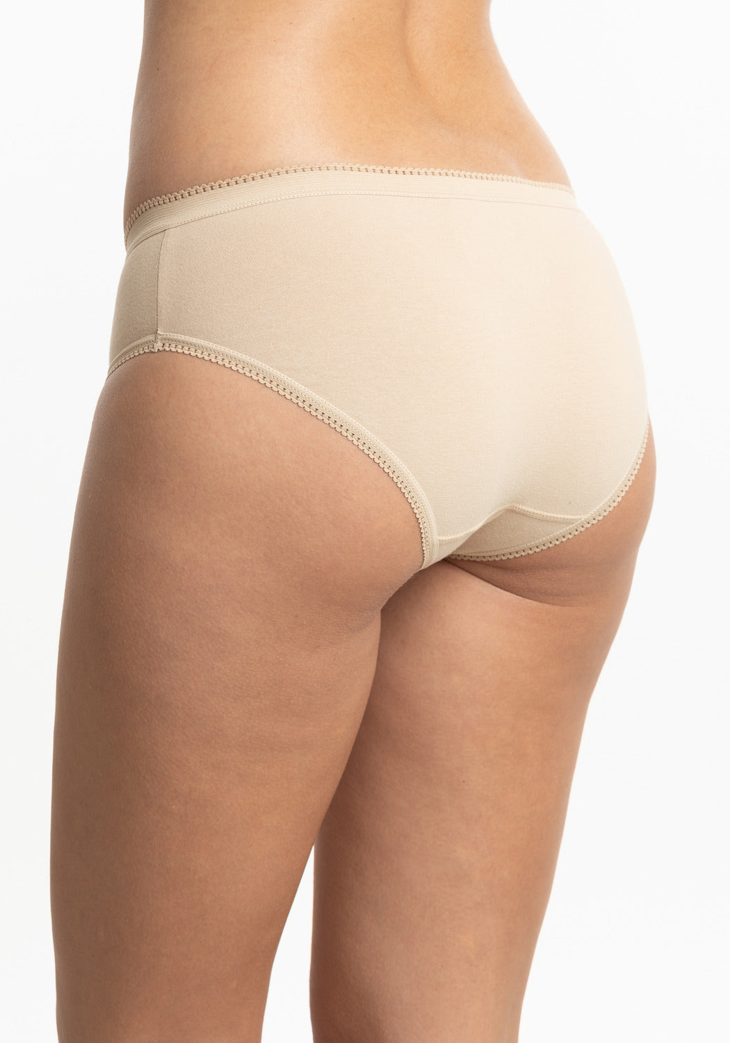 PANTALETA KAYSER DE ALGODÓN BEIGE DE MUJER