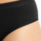 PANTALETA DE ALGODÓN NEGRO DE MUJER KAYSER