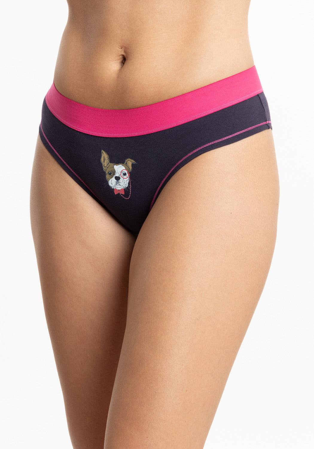 PANTALETA DE ALGODÓN FUCSIA DE MUJER