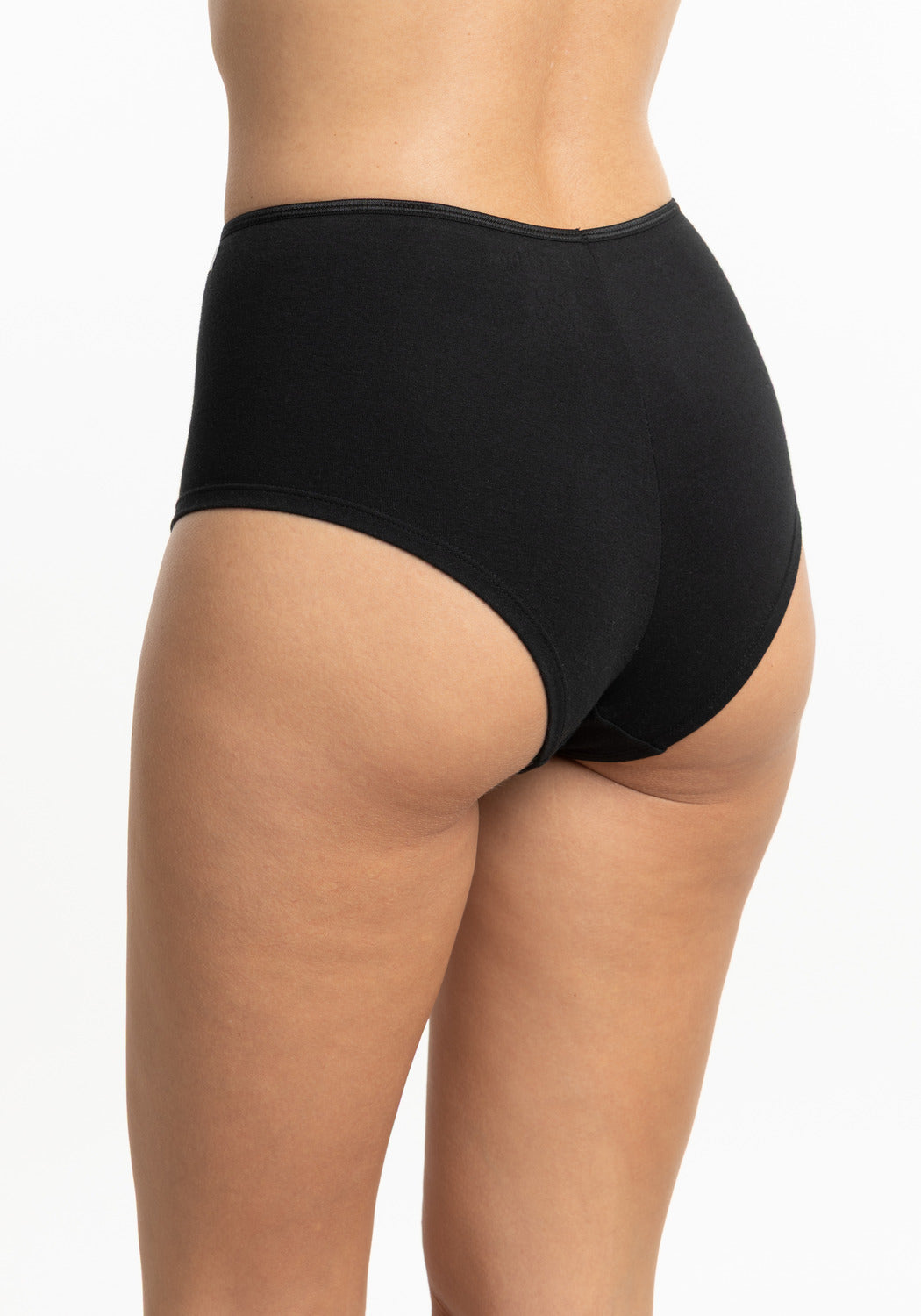 PANTALETA KAYSER DE ALGODÓN NEGRO MUJER