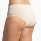 PANTALETA DE ALGODÓN ENCAJE BEIGE DE MUJER