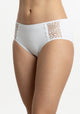 PANTALETA DE ALGODÓN ENCAJE BLANCO DE MUJER
