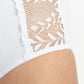 PANTALETA DE ALGODÓN ENCAJE BLANCO DE MUJER