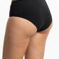 PANTALETA DE ALGODÓN ENCAJE NEGRO DE MUJER