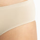 PANTALETA DE MICROFIBRA SIN DEMARCACIÓN BEIGE DE MUJER
