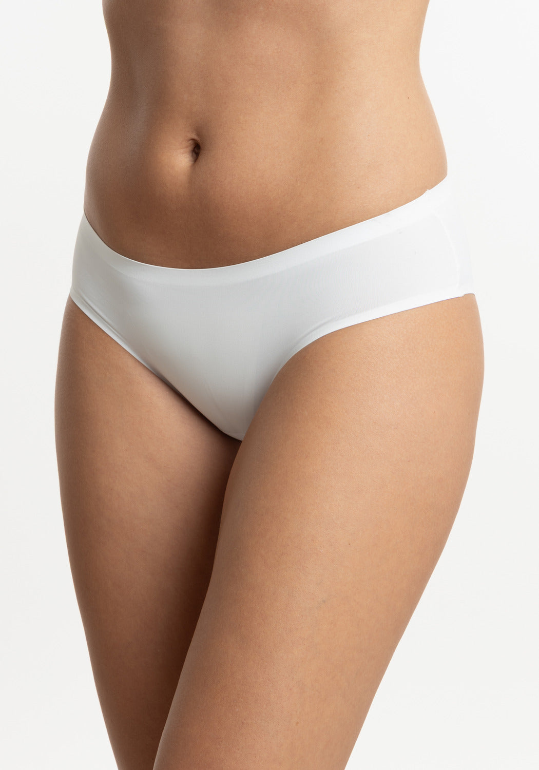 PANTALETA DE MICROFIBRA SIN DEMARCACIÓN BLANCO DE MUJER