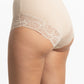 PANTALETA DE ALGODÓN BEIGE DE MUJER