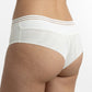 PANTALETA DE MICROFIBRA MARFIL DE MUJER