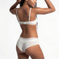 PANTALETA DE MICROFIBRA MARFIL DE MUJER