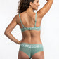 PANTALETA DE MICROFIBRA VERDE DE MUJER