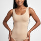 CAMISETA MODELADORA SIN COSTURA BEIGE DE MUJER