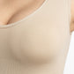 CAMISETA MODELADORA SIN COSTURA BEIGE DE MUJER