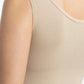 CAMISETA MODELADORA SIN COSTURA BEIGE DE MUJER