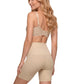 CALZA FAJA CONTROL DE MICROFIBRA BEIGE DE MUJER
