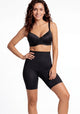 CALZA FAJA CONTROL DE MICROFIBRA NEGRO DE MUJER