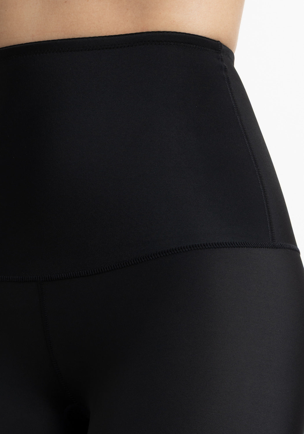 CALZA FAJA CONTROL DE MICROFIBRA NEGRO DE MUJER
