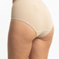 CALZÓN TIRO ALTO DE ALGODÓN BEIGE DE MUJER