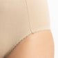 CALZÓN TIRO ALTO DE ALGODÓN BEIGE DE MUJER